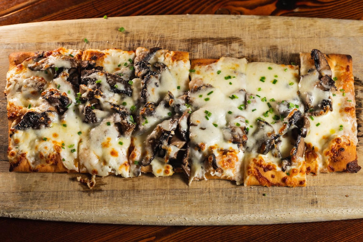 Wild Mushrooms And Truffle Flatbread