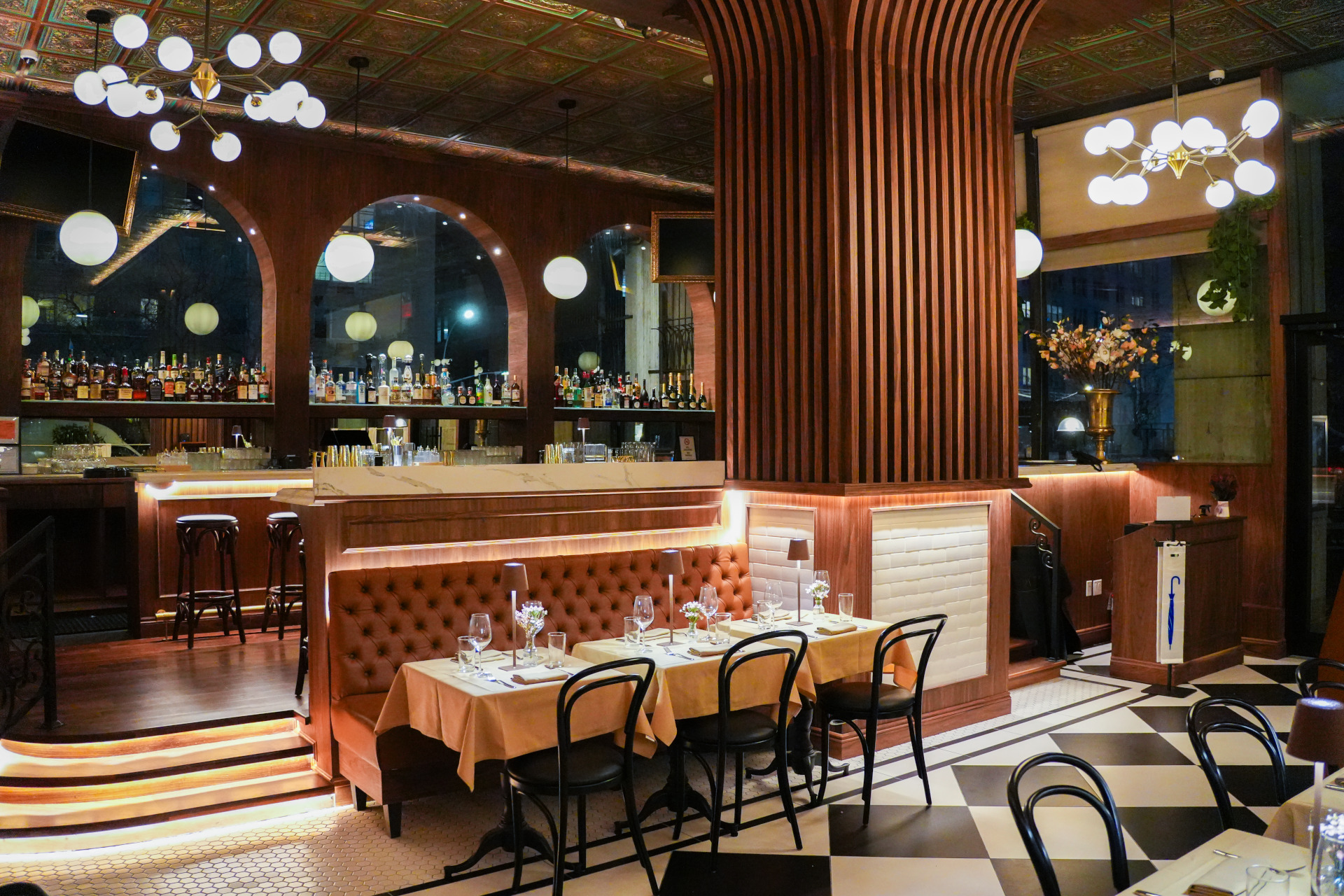 Interior of The Consulate, home to Murray Hill’s finest French cuisine restaurant