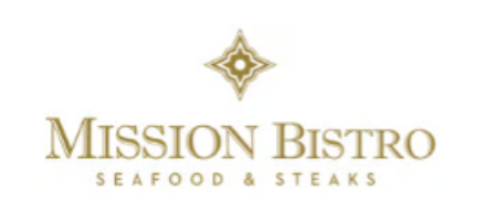 Mission Bistro logo scroll
