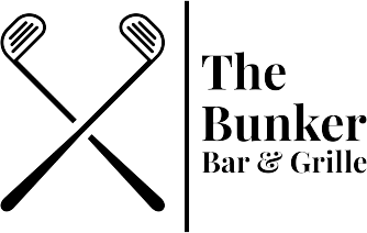 The Bunker Bar and Grille logo scroll