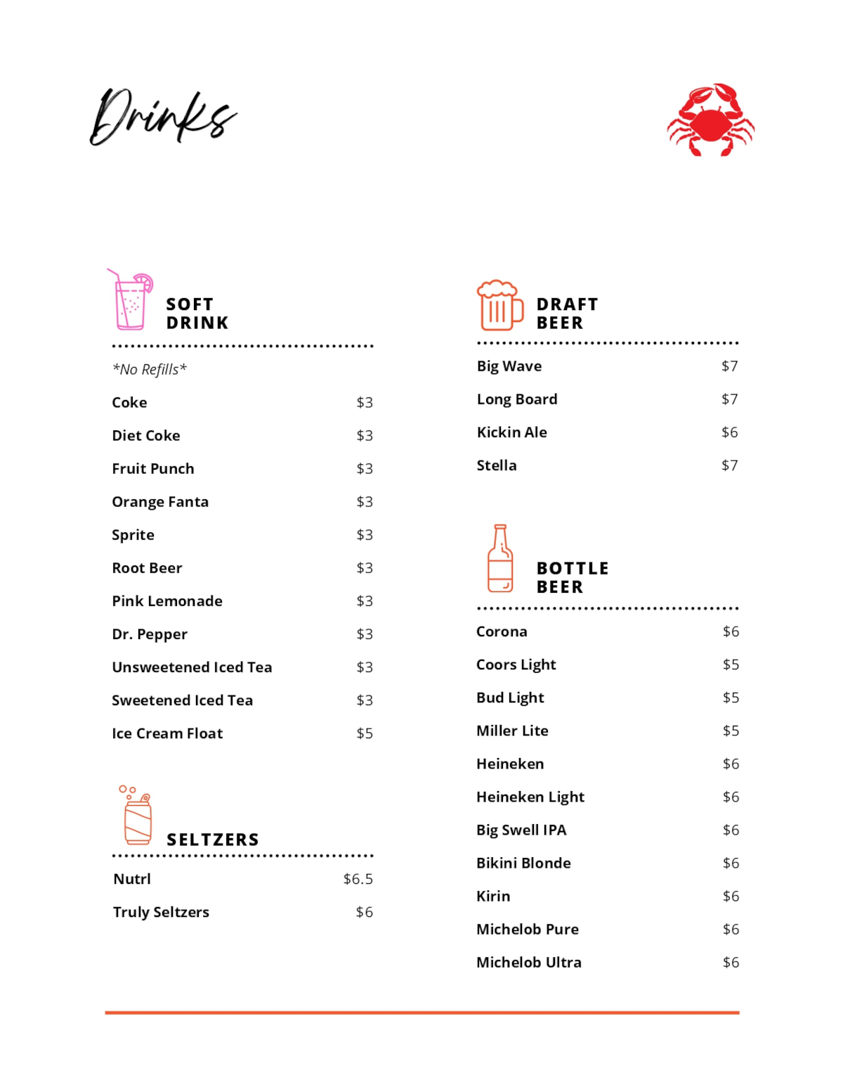 Kaneohe menu page 11