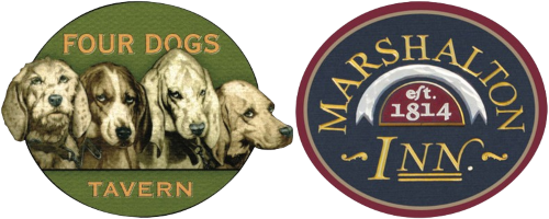 The Four Dogs Tavern logo top - Homepage