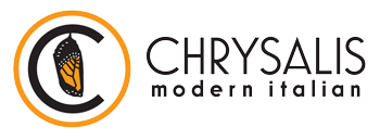 Chrysalis Modern Italian logo scroll