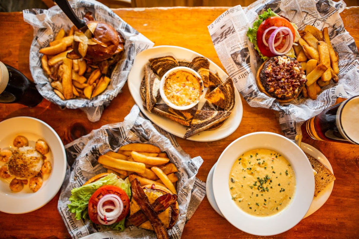 Different types of food