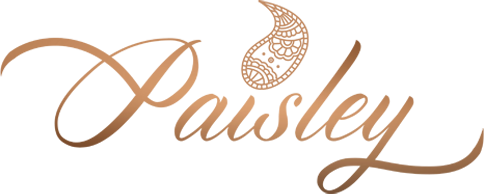 Paisley logo scroll