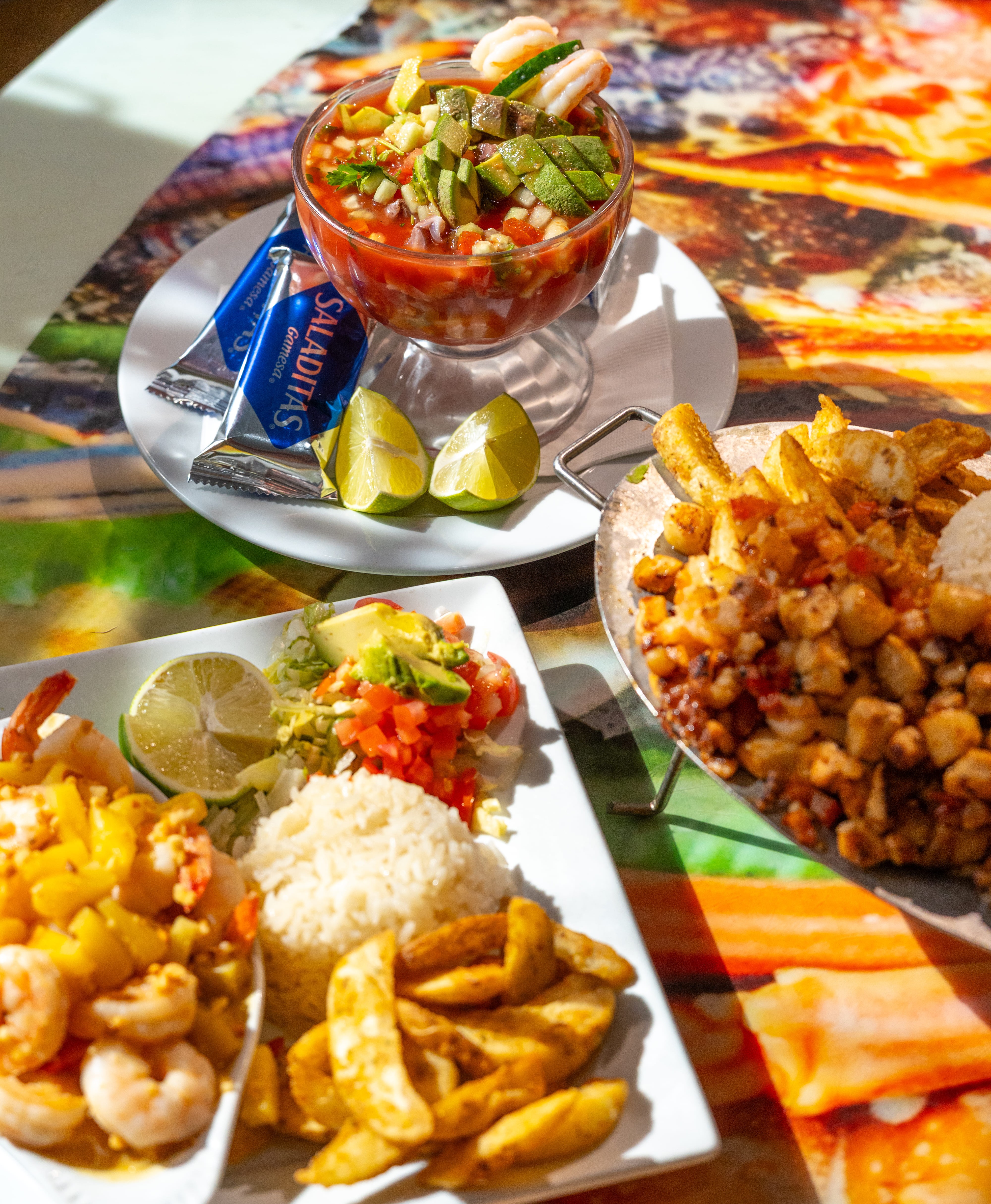 Beach themed Mexican restaurant