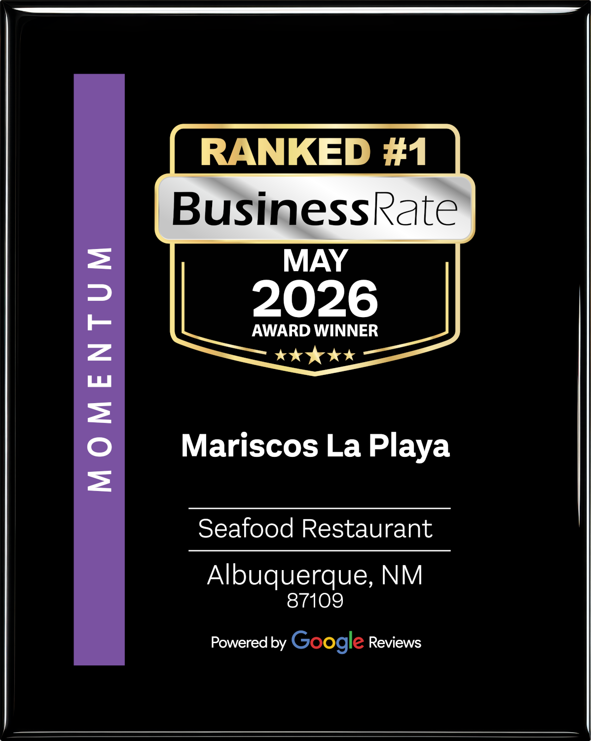 Mariscos La Playa Ranks #1 Best Seafood Restaurant 2026 by BusinessRate and Recent Google Reviews May