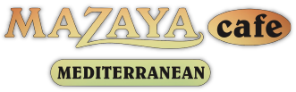 Mazaya Cafe logo scroll