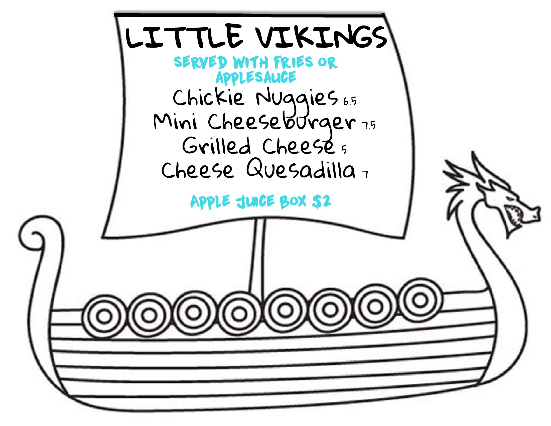 kids  menu