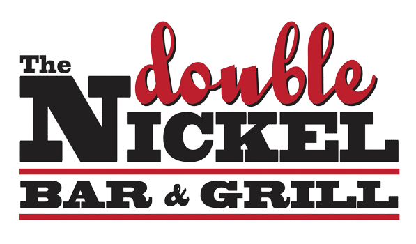 Double Nickel Bar and Grill logo scroll
