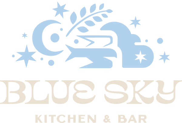 Blue Sky logo scroll