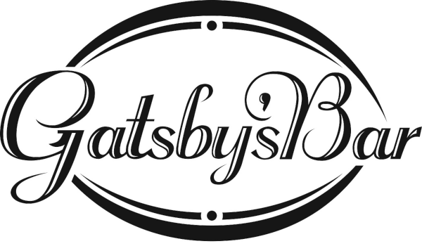 Gatsby's Bar logo scroll