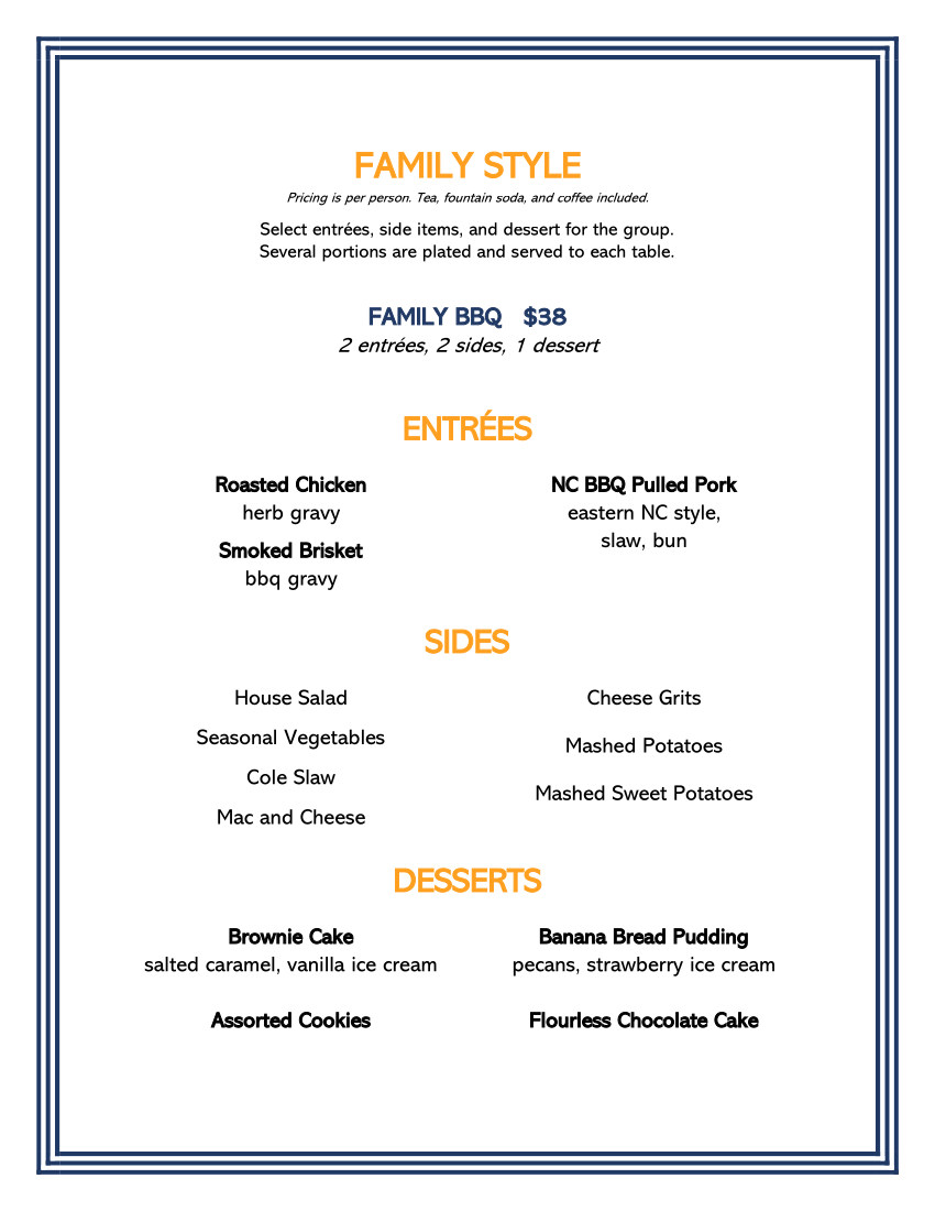 Parivate dining menu 4