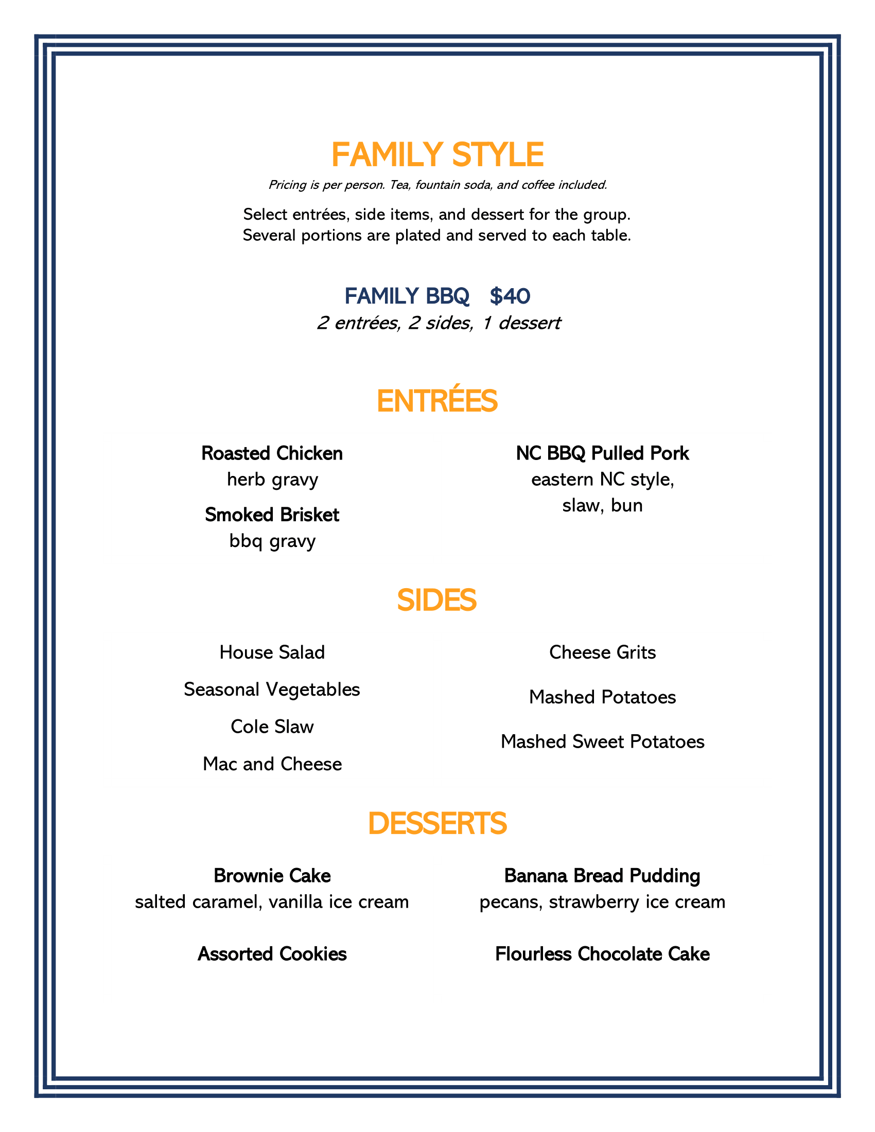 Parivate dining menu 4