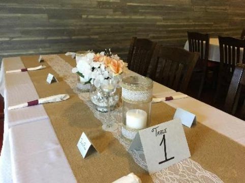 Table set and ready for guests