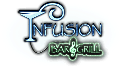 Infusion Bar & Grill logo scroll