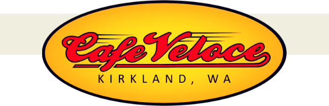 Cafe Veloce logo scroll