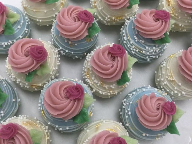 Cupcakes close up