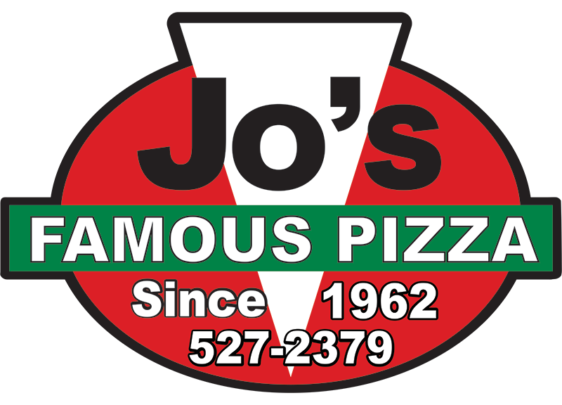 Jo's Famous Pizza logo top - Homepage