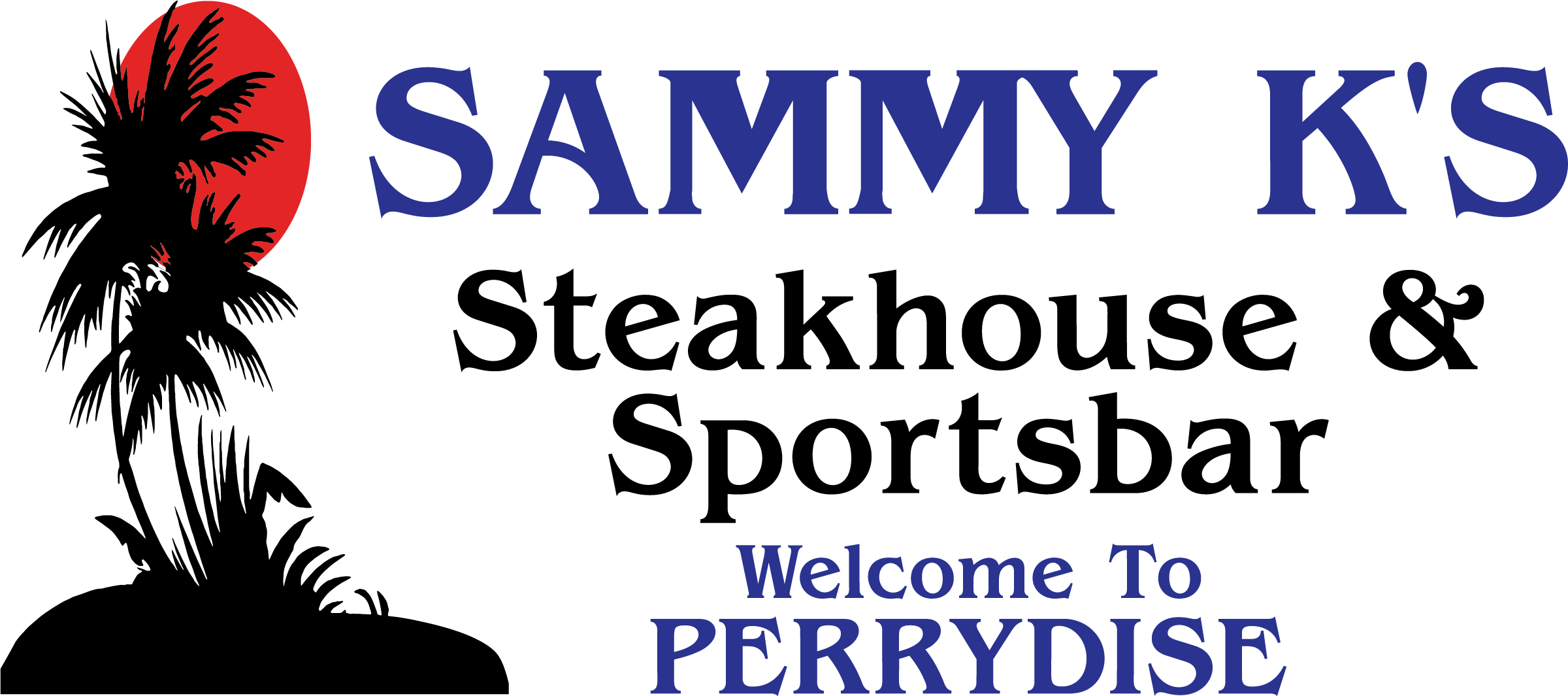Sammy K's Steak House logo scroll