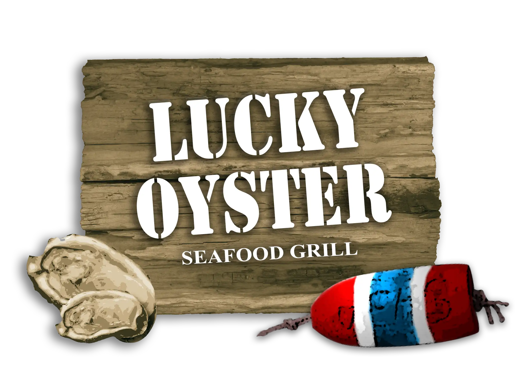 Lucky Oyster Seafood logo top - Homepage