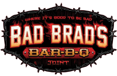 Bad Brad's Bar-B-Q of Yukon logo scroll