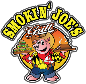 Smokin' Joe's Grill logo scroll