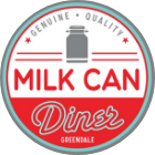 Milk Can Diner logo top
