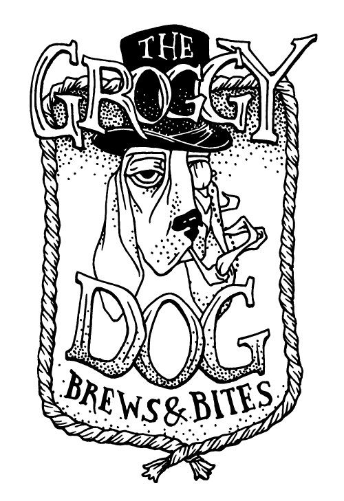 The Groggy Dog logo top