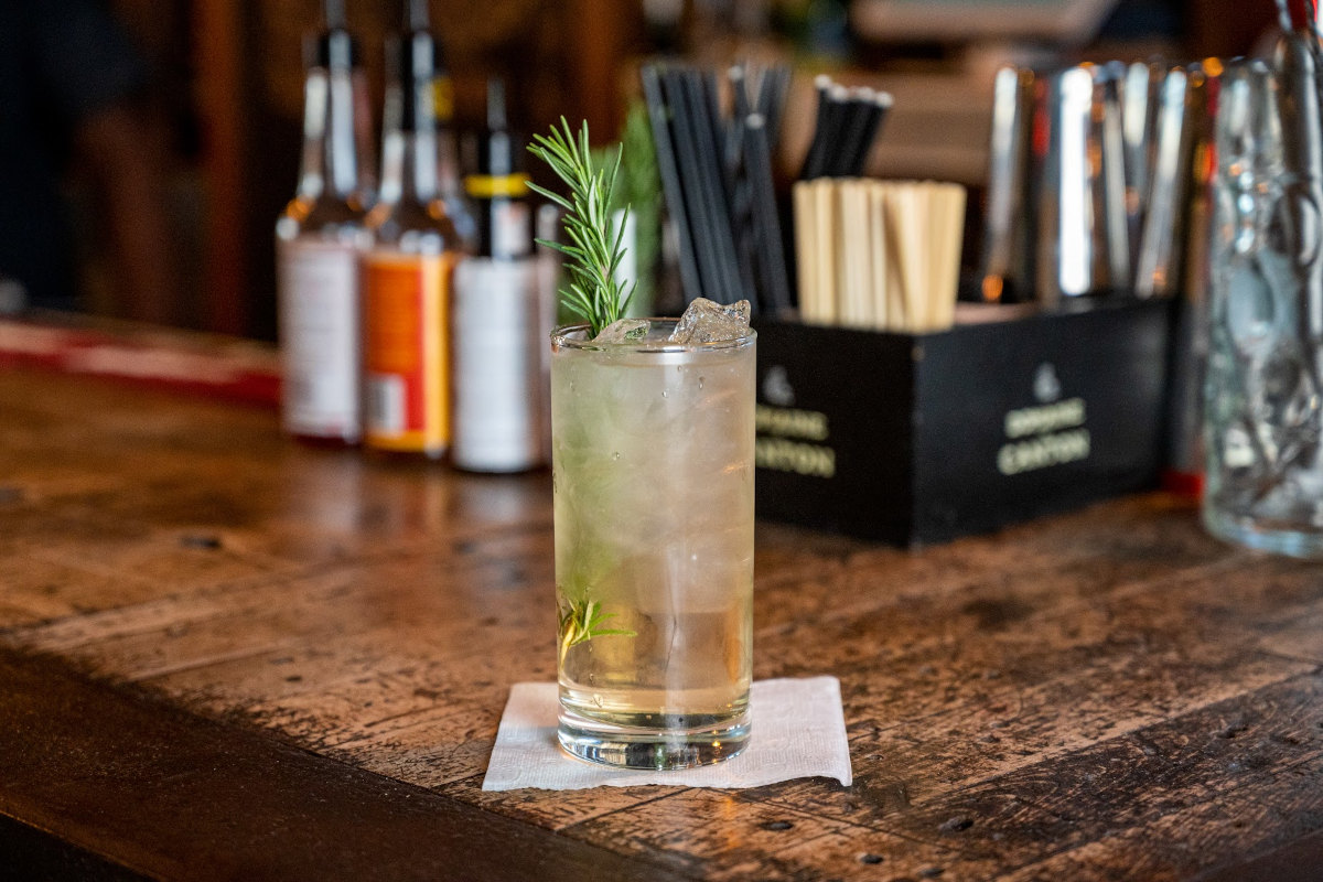 Bourbon Rosemary cocktail