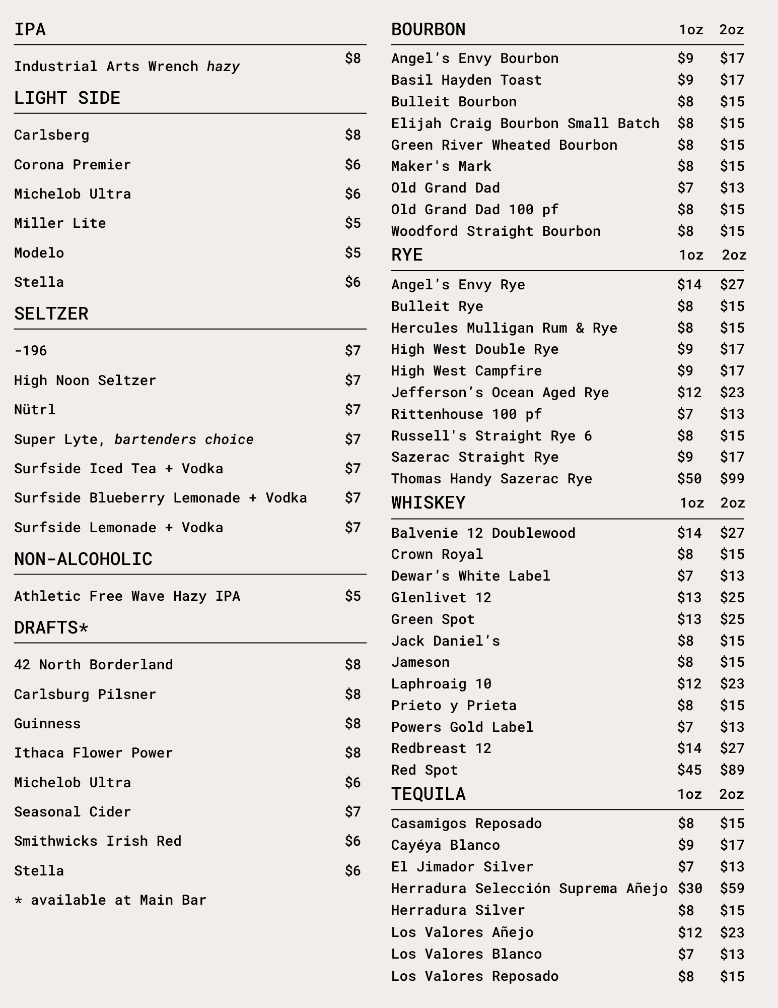 Restaurant Menu, page 2