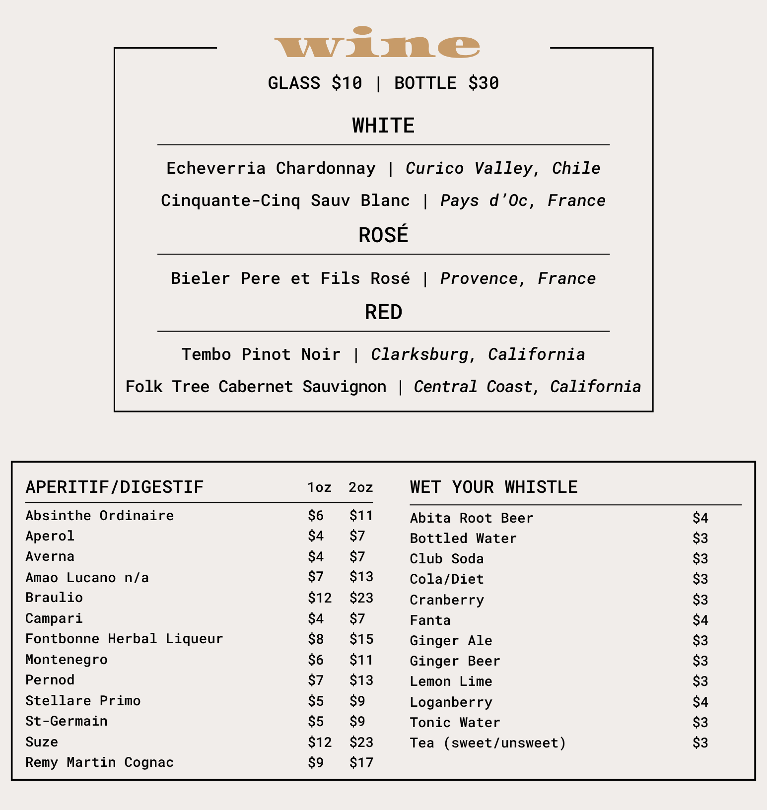 Restaurant Menu, page 3