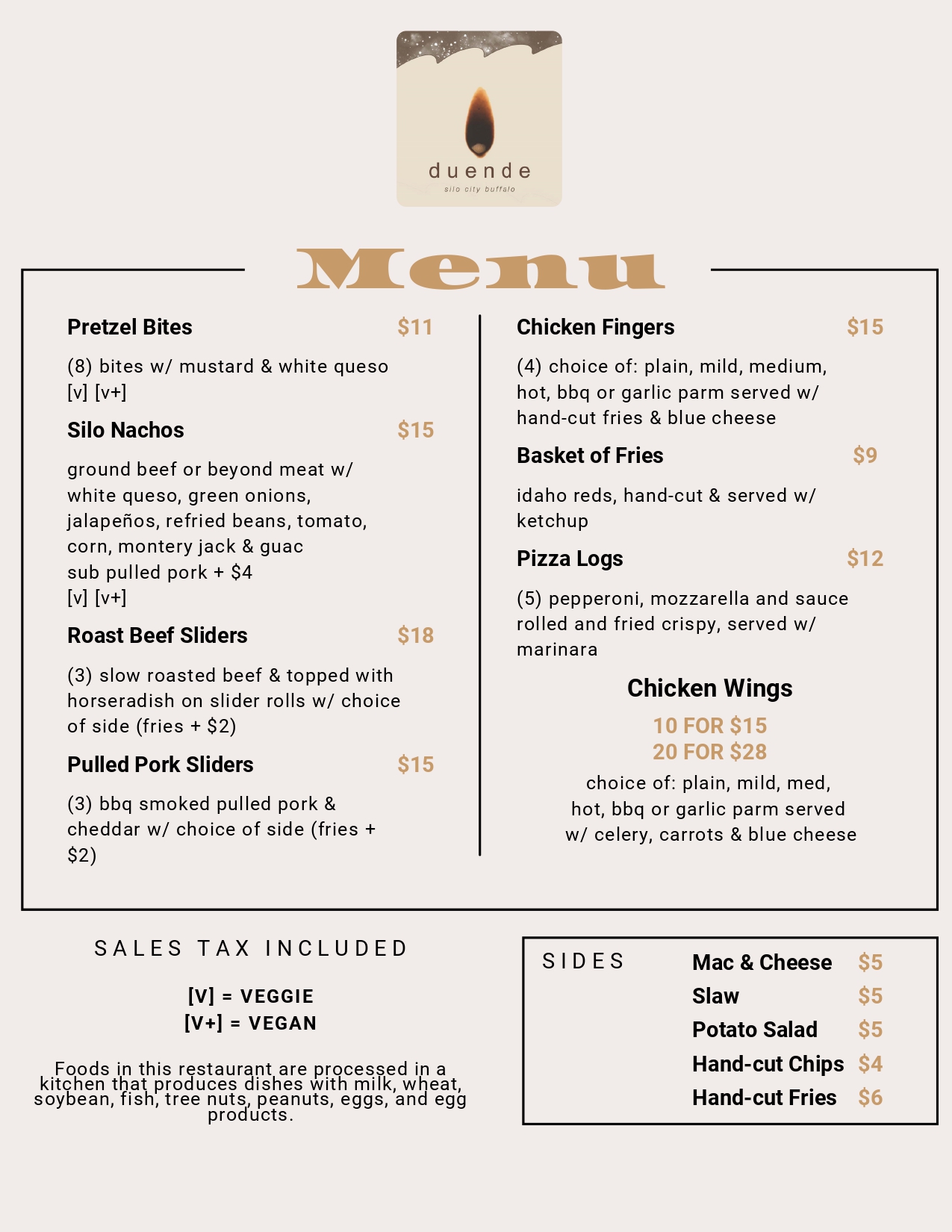 Restaurant Menu, page 4