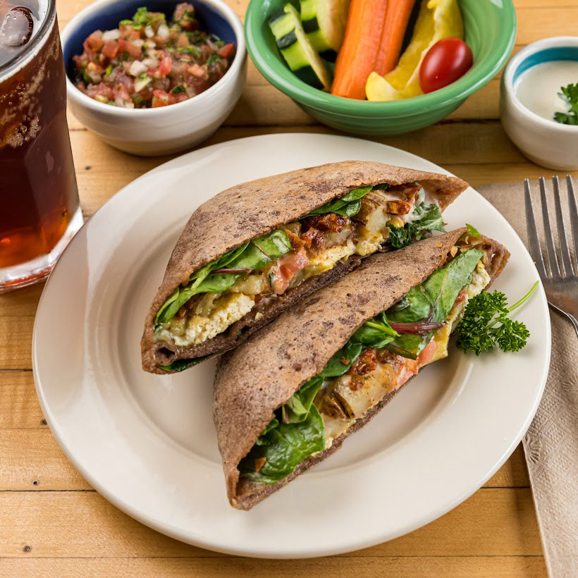 Pita sandwich with