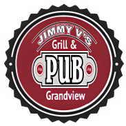 Jimmy V's Grill & Pub Grandview logo scroll