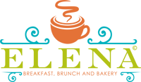Cafe Elena logo scroll