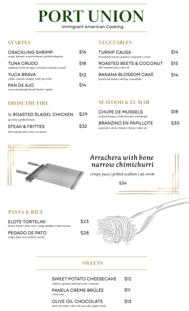 Port Union Immigrant American Cooking