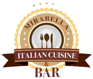 Mirabella Italian Cuisine logo scroll