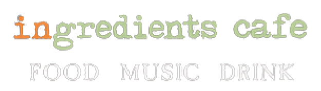 Ingredients Cafe logo top - Homepage
