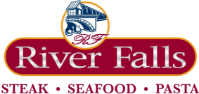 River Falls Restaurant logo scroll