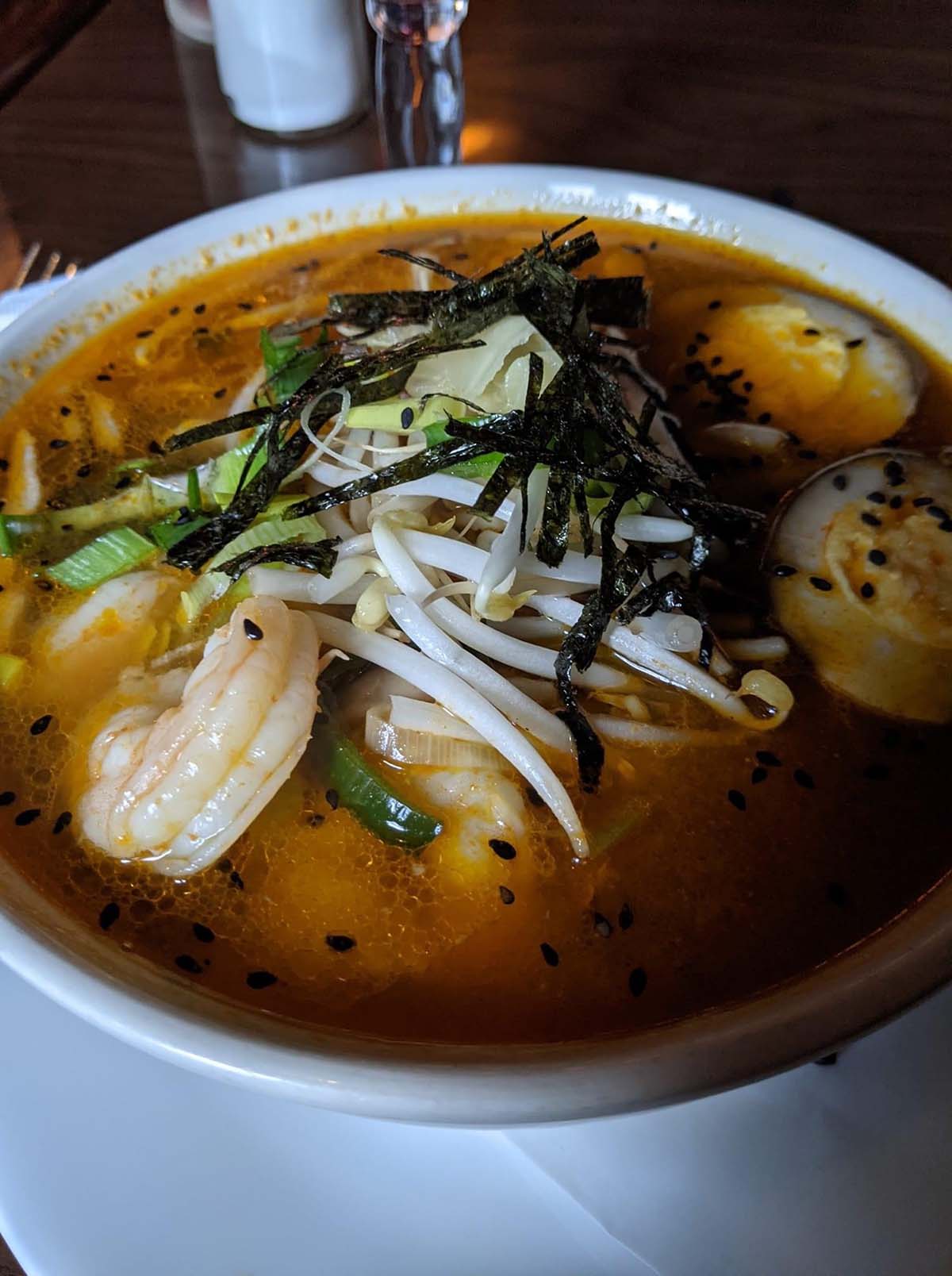 Shrimp Ramen bowl