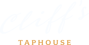Cliff's Taphouse logo scroll