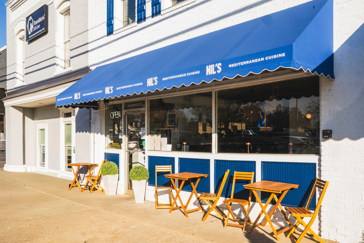 entrance of an Angier location