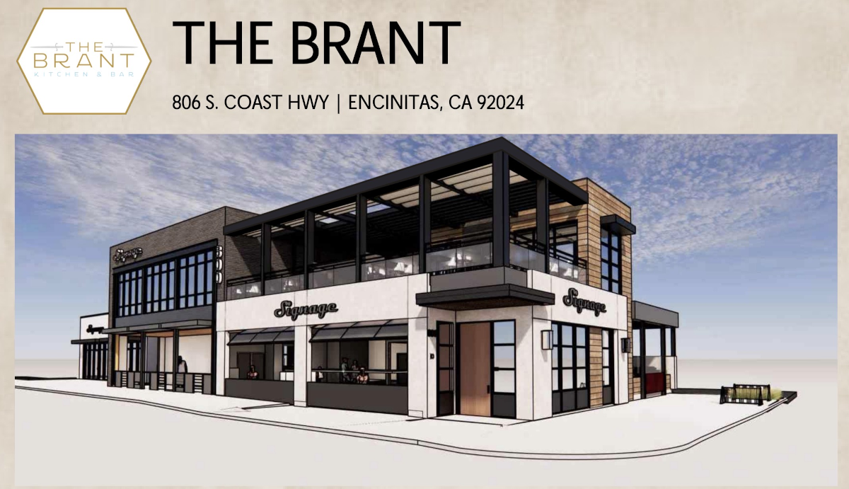 The Brant Kitchen and Bar, 806 S. Coast HWY, Encinitas, CA 92024