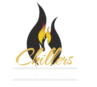 Chillers Grill logo scroll