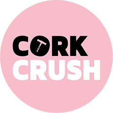 Cork Crush logo scroll