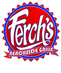 Ferch's Beachside Grill logo scroll